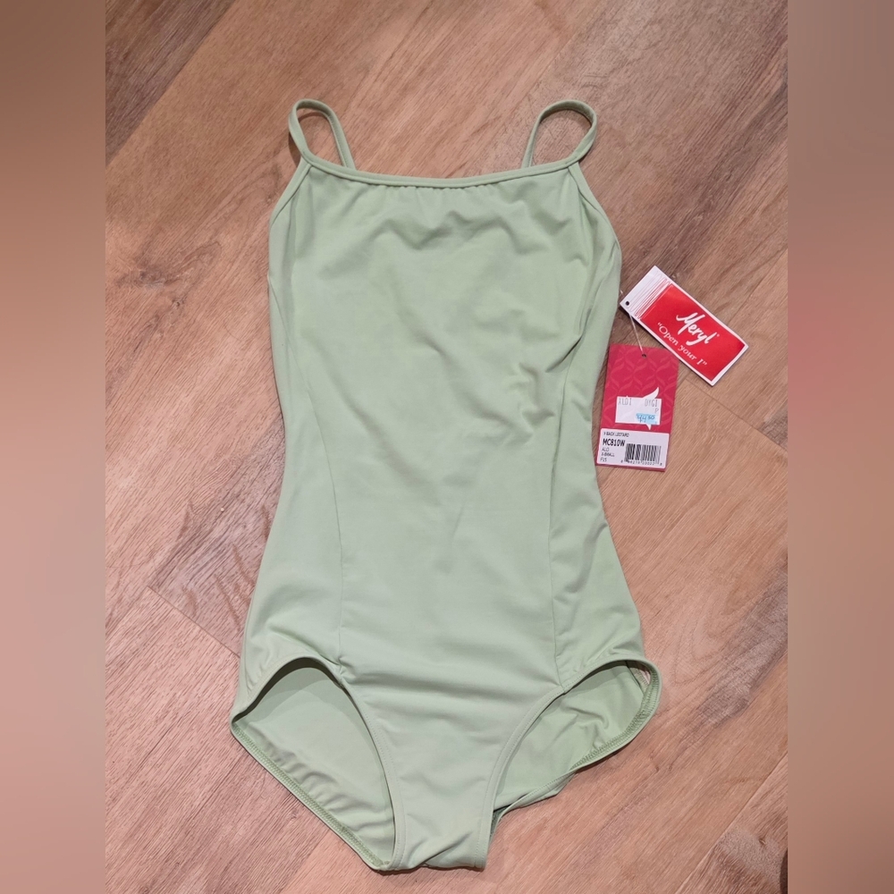 Capezio Mint Green Leotard With Back Detail - XS  (011)